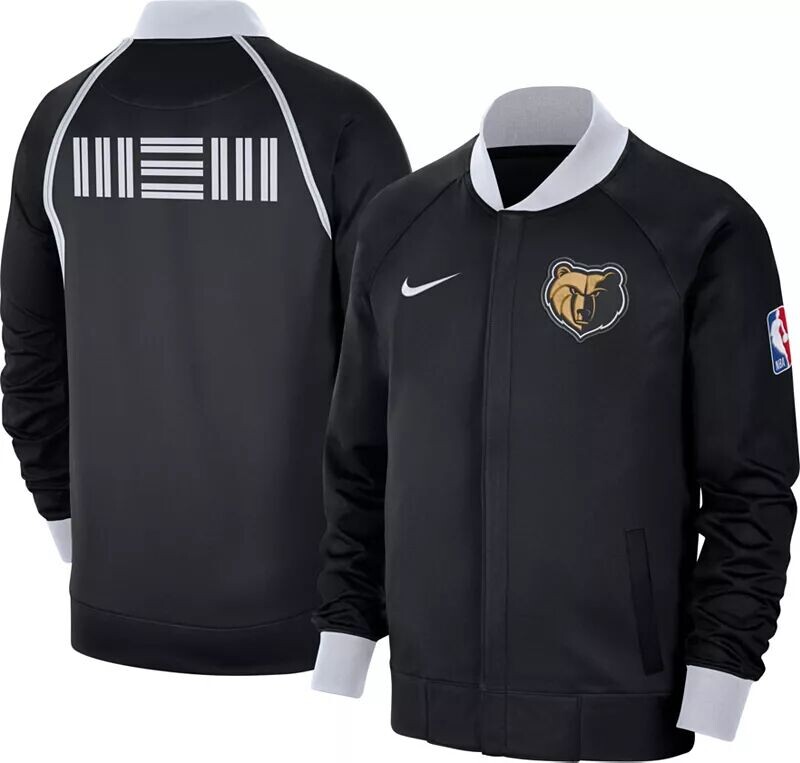 

Мужская черная куртка на молнии Nike Showtime City Edition Memphis Grizzlies 2023-24