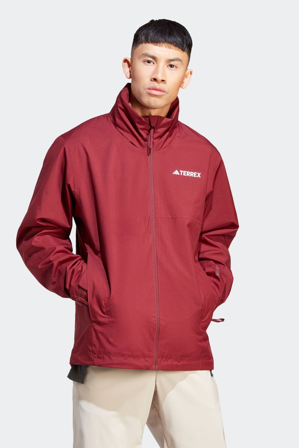 

Красный - Двухслойная дождевик adidas Performance Terrex Multi Rain RDY Adidas, красный