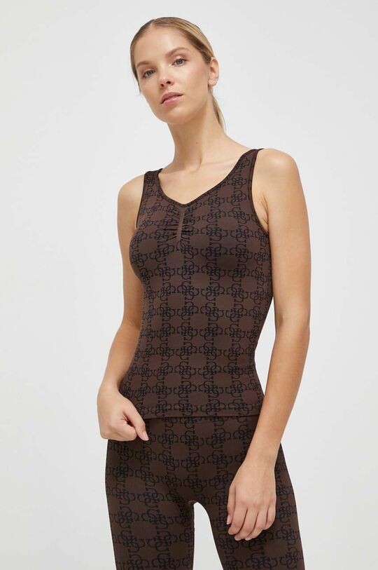 

Топ Guess, коричневый