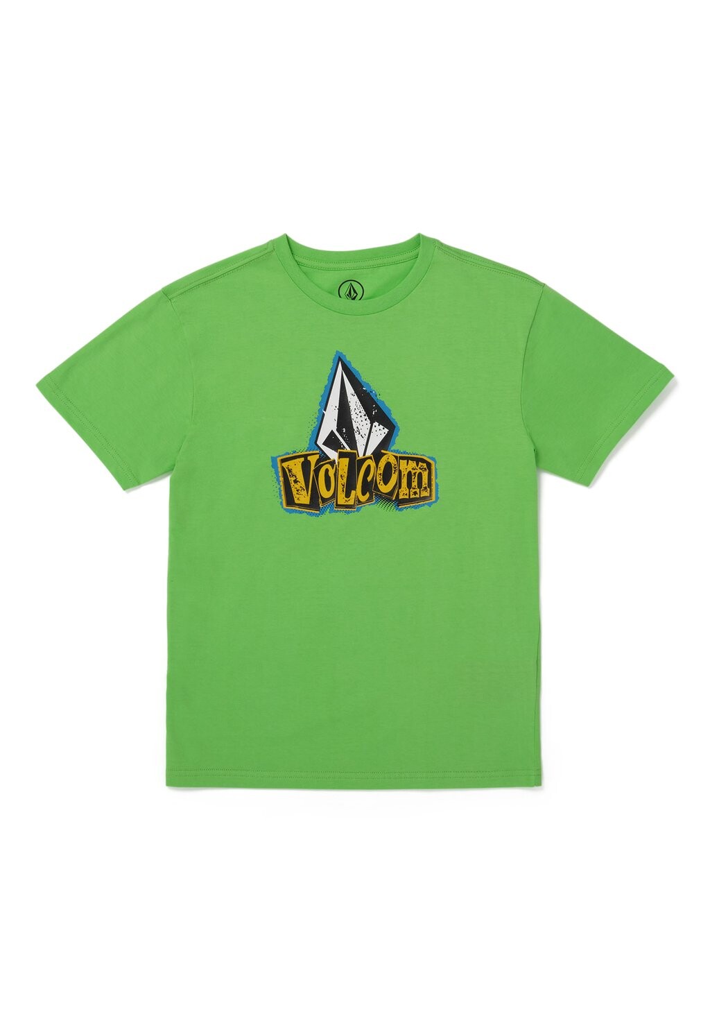 

Футболка с принтом STICKER STAMP SST Volcom, цвет electric green
