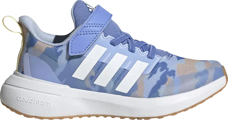 

Кроссовки FortaRun 2.0 Cloudfoam EL Little Kid 'Blue Fusion Camo', синий