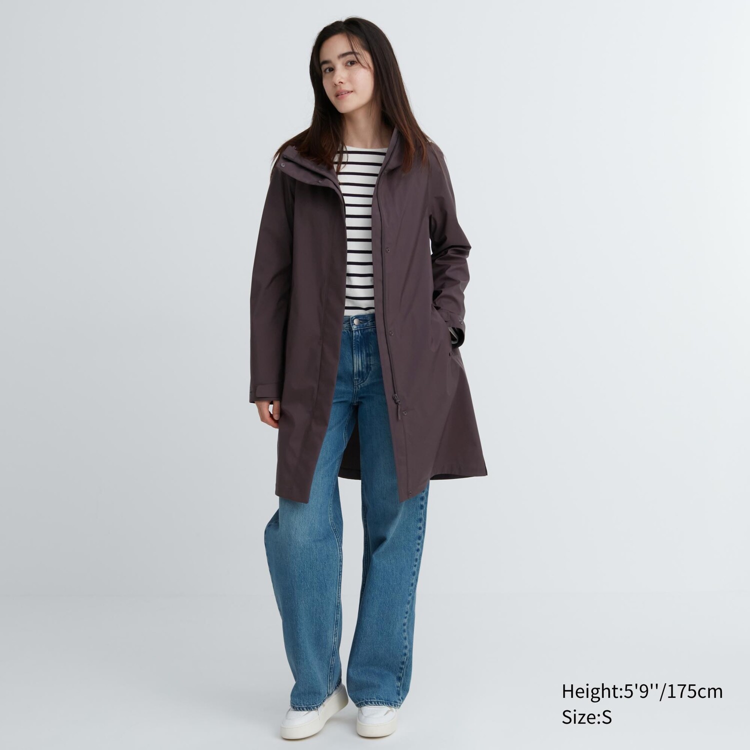 

BLOCKTECH Пальто Uniqlo, темно коричневый