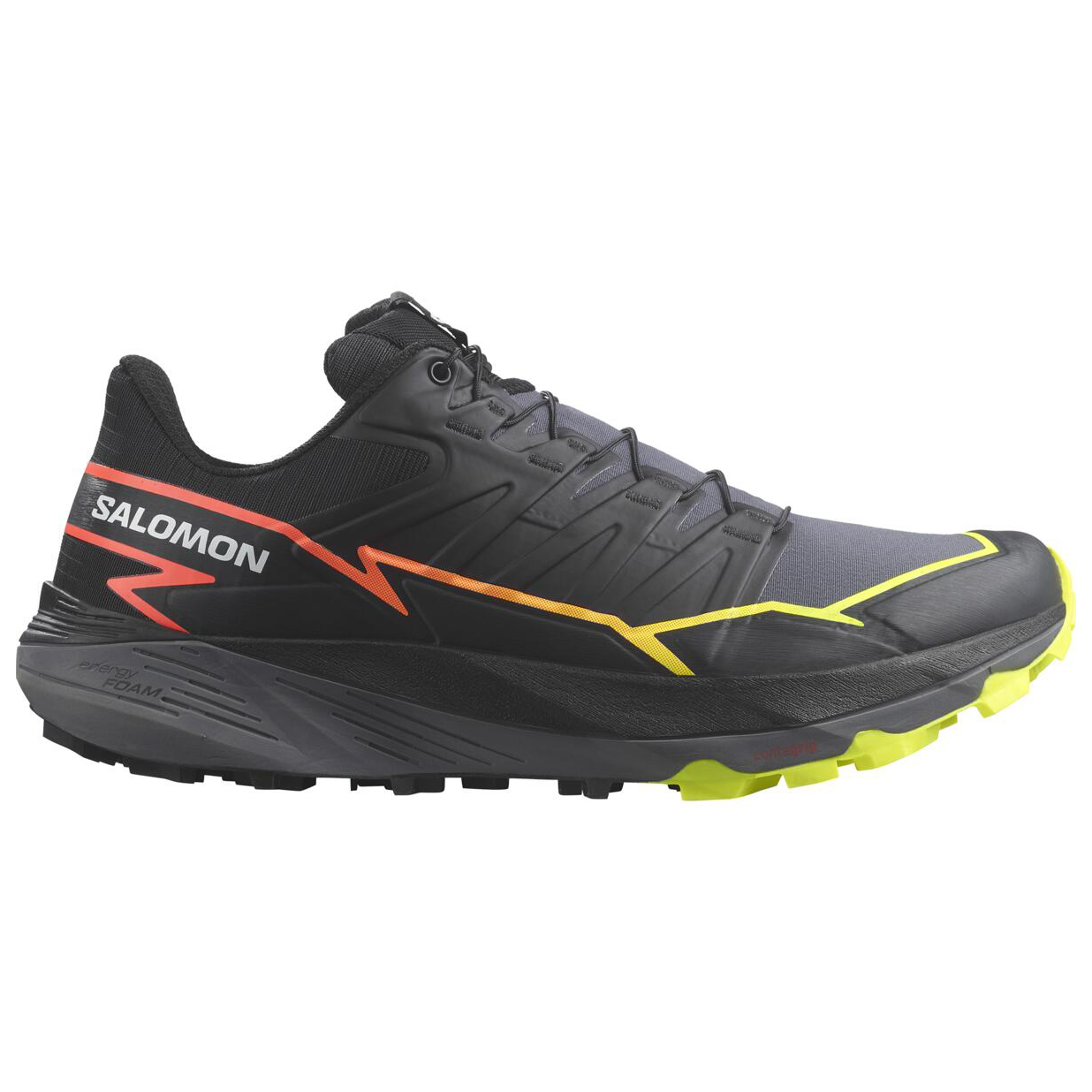 

Кроссовки для бега по пересеченной местности Salomon Thundercross, цвет Black/Quiet Shade/Fiery Coral