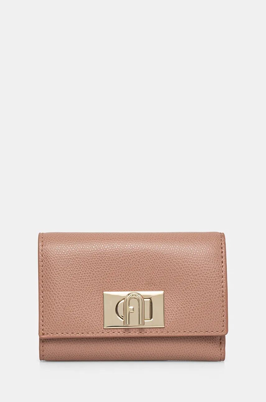 

Кожаный кошелек Furla, розовый
