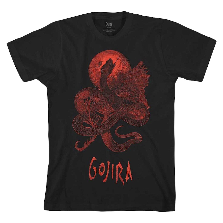 

Футболка с коротким рукавом Rock Off Gojira, черный