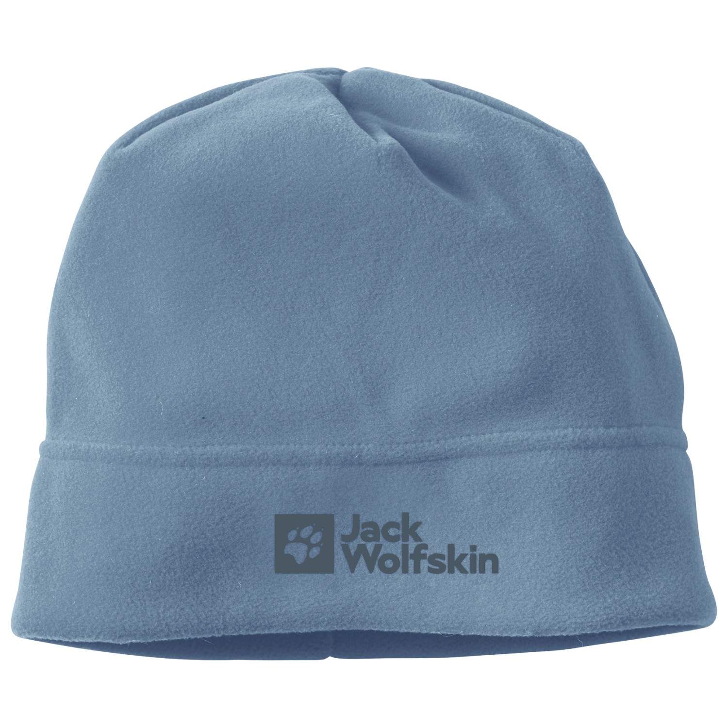 Кепка Jack Wolfskin Real Stuff Beanie, цвет Elemental Blue зимняя шапка бини для мужчин 2022 вязаная шапка бини с напуском женская и мужская толстая теплая флисовая шапка с подкладкой на шею женская