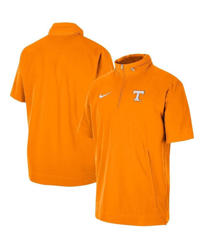 

Мужская оранжевая куртка Tennessee Volunteers Coaches с короткими рукавами и молнией до половины Nike, оранжевый