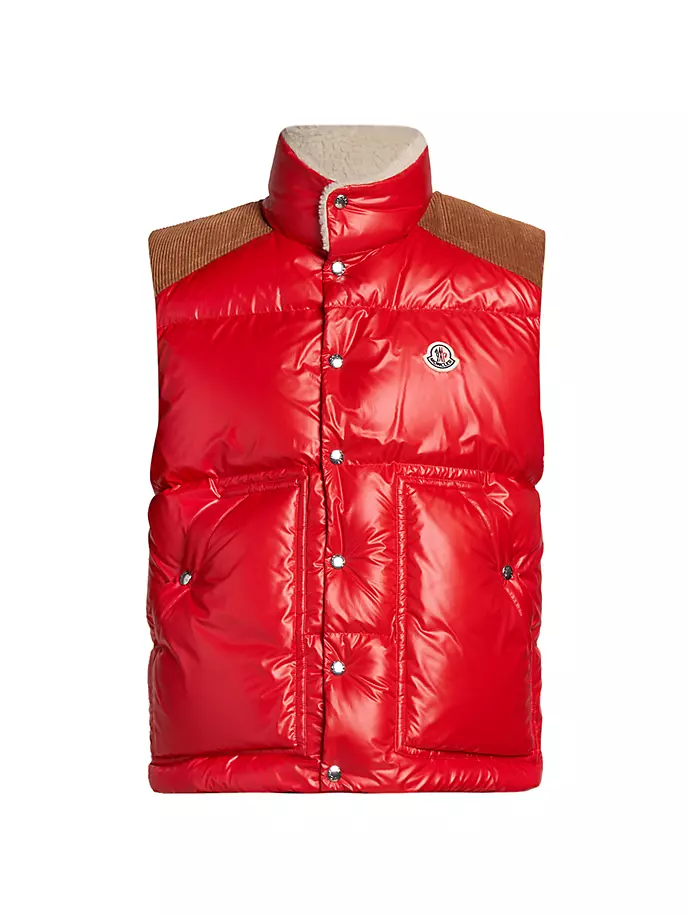 Moncler Мужской жилет Ardeche Moncler, красный