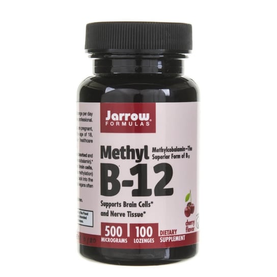 Jarrow Formulas, Метил B12 (Метилкобаламин) 500 мкг, 100 пастилок