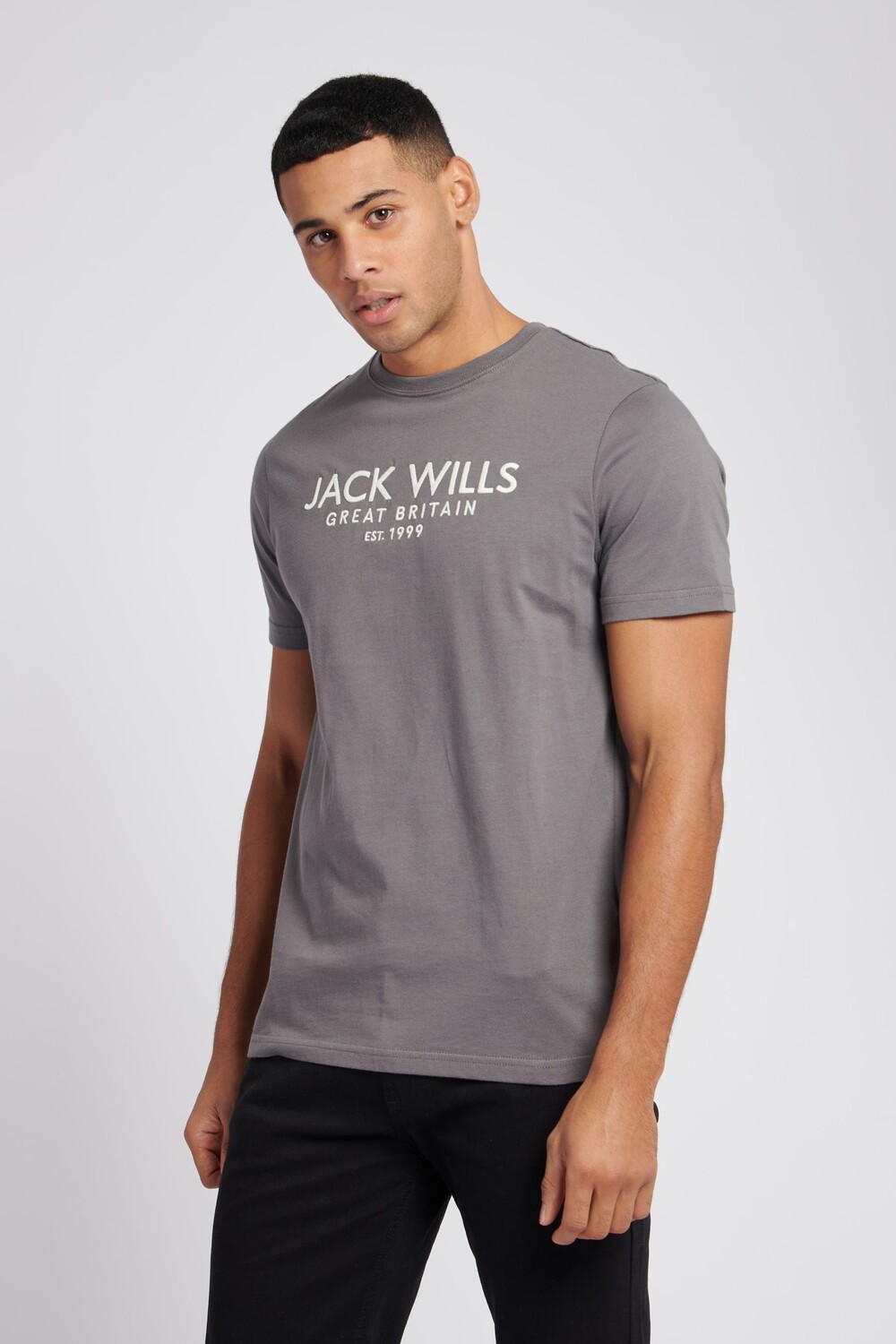 

Темно-серая футболка Carnaby Jack Wills, серый