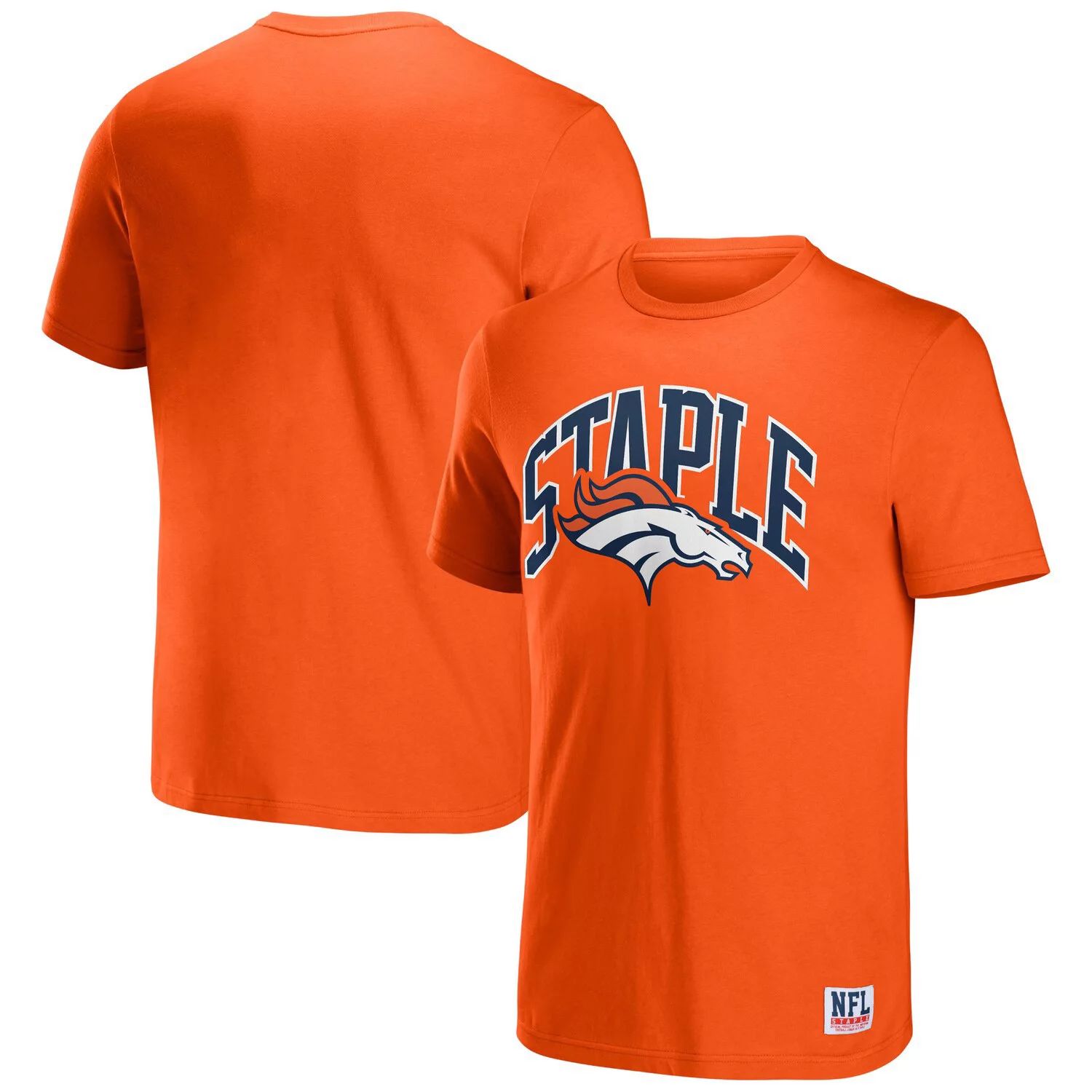 Мужская футболка с логотипом NFL x Staple Orange Denver Broncos