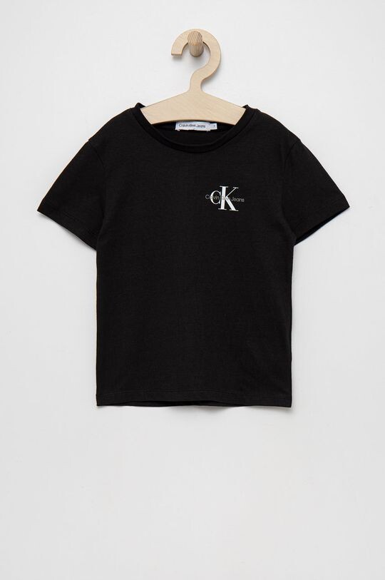 

Детская хлопковая футболка Calvin Klein Jeans IB0IB01231.PPYY, черный