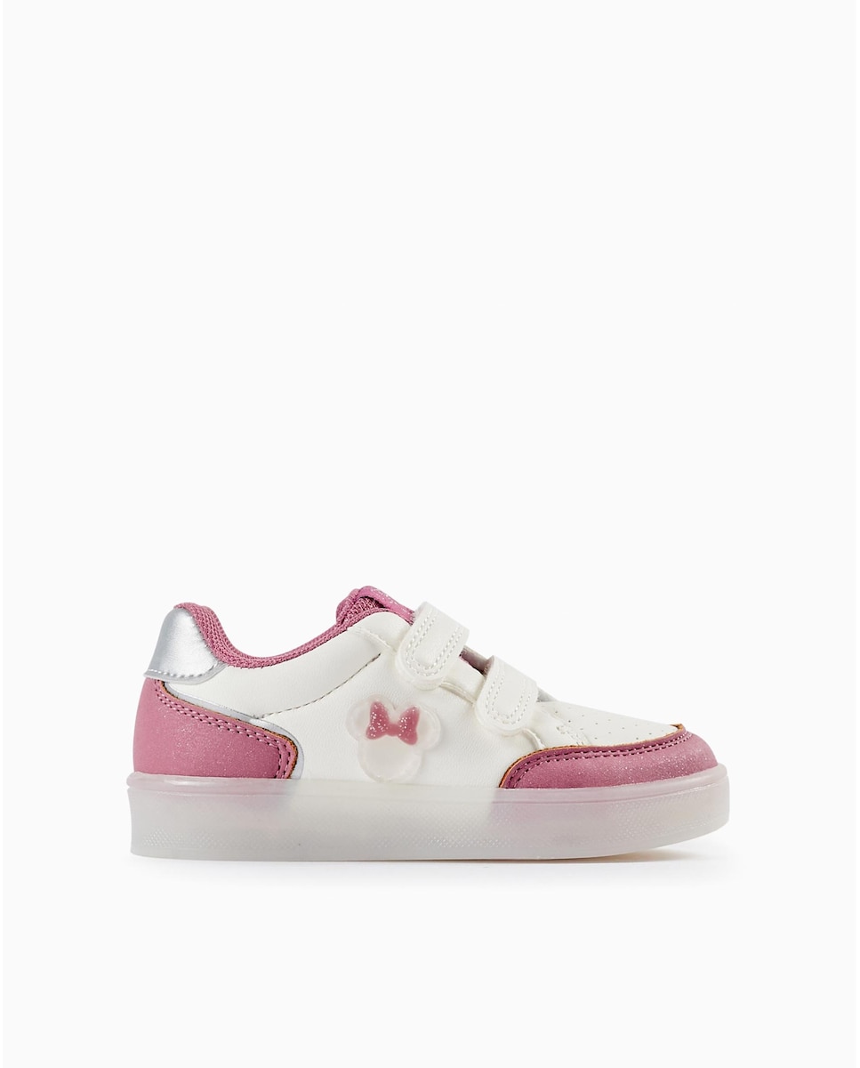 цена Розовые спортивные туфли для девочки на крючке и петле Zippy, розовый