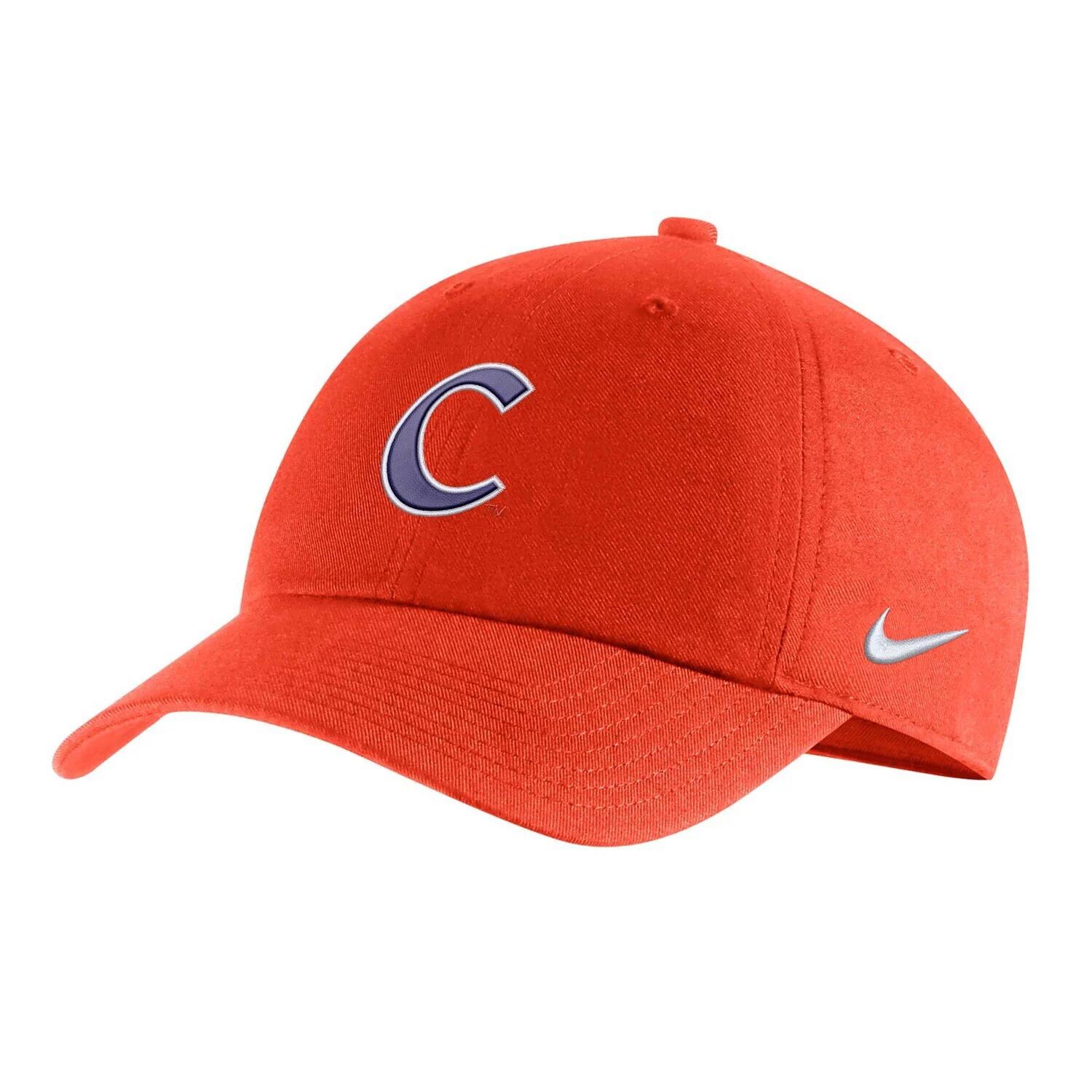 

Мужская регулируемая кепка с логотипом Nike Orange Clemson Tigers Heritage86