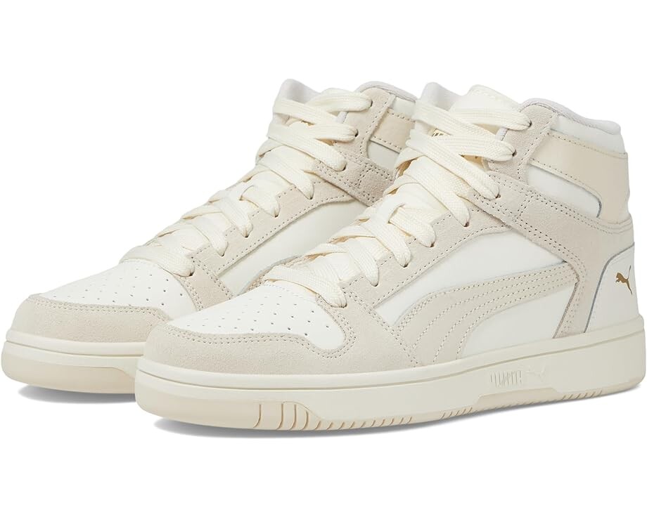 Кроссовки PUMA Rebound Layup Marshmallow, цвет Warm White/Alpine Snow/Sugared Almond