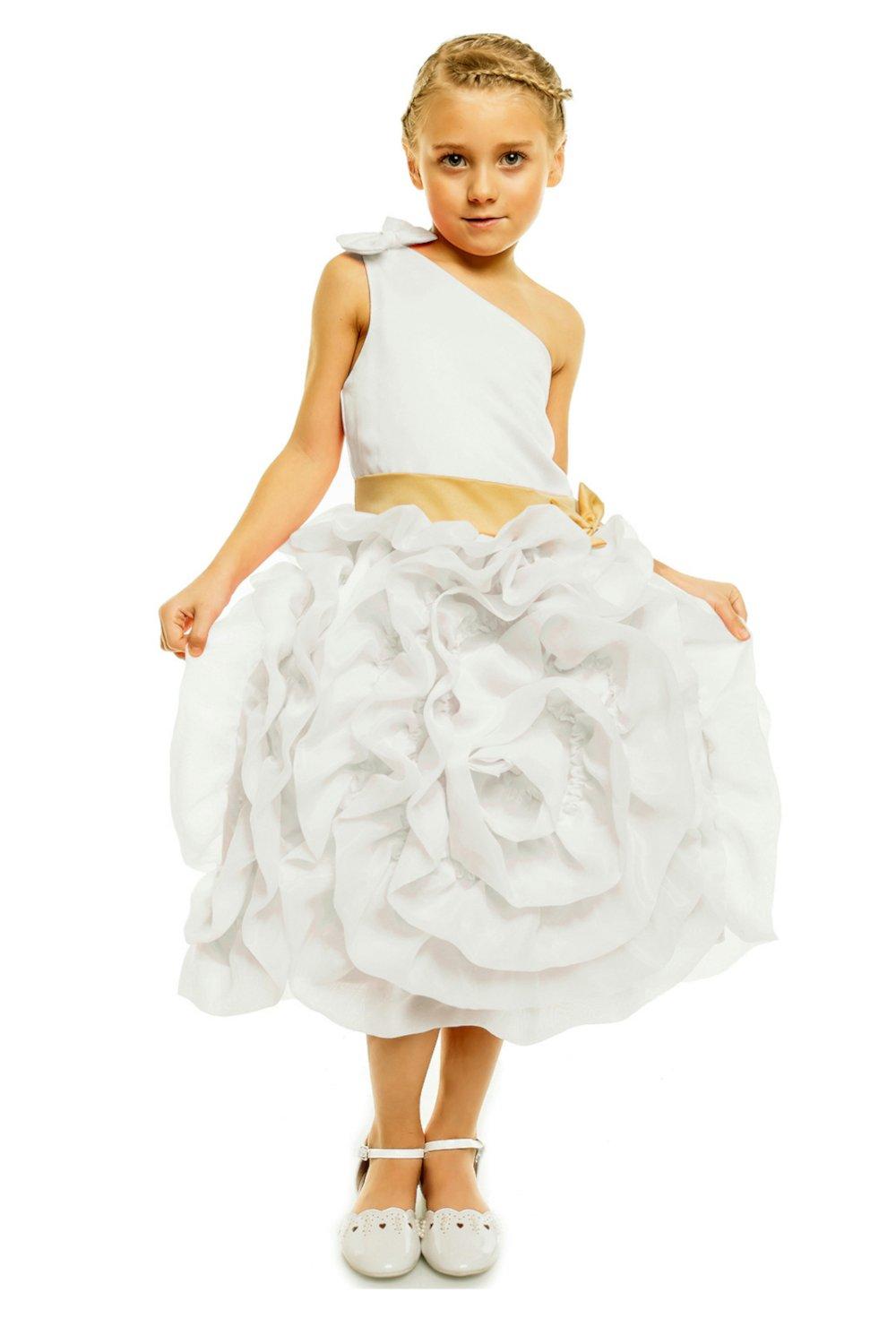 Вечернее платье для девочек-цветочниц Cinda, розовый нижняя юбка белая юбка аксессуар 1 слой 6 обручей нижняя юбка для бального платья свадебного платья