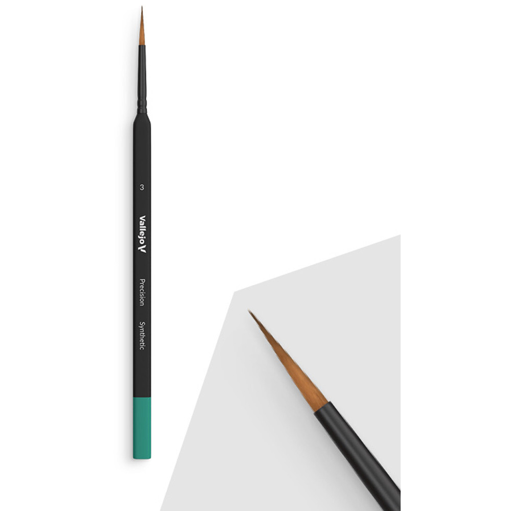 

Аксессуары Vallejo Synthetic Precision Brush: Triangular Size 3