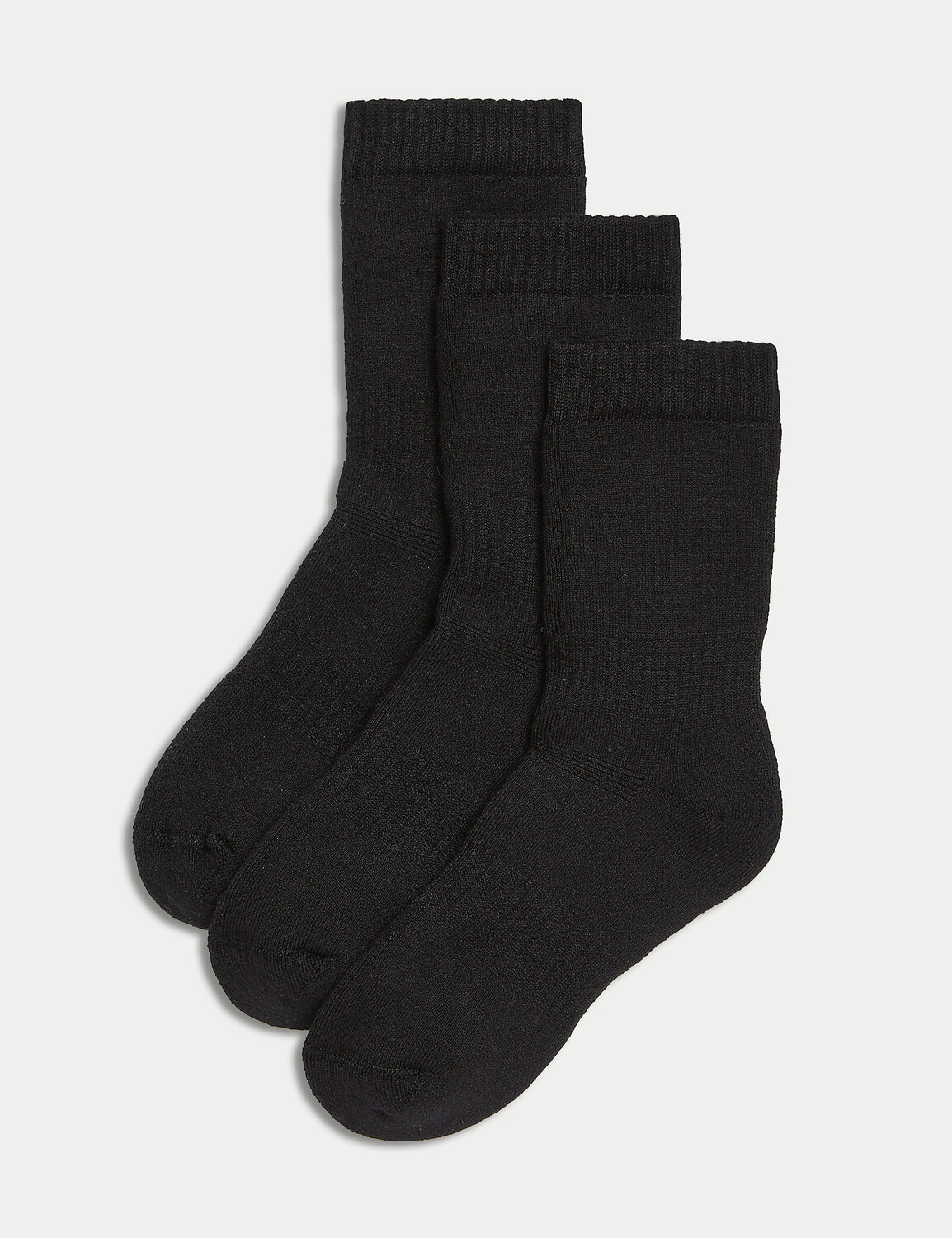 

3 пары термоносков из хлопковой смеси Marks & Spencer, черный