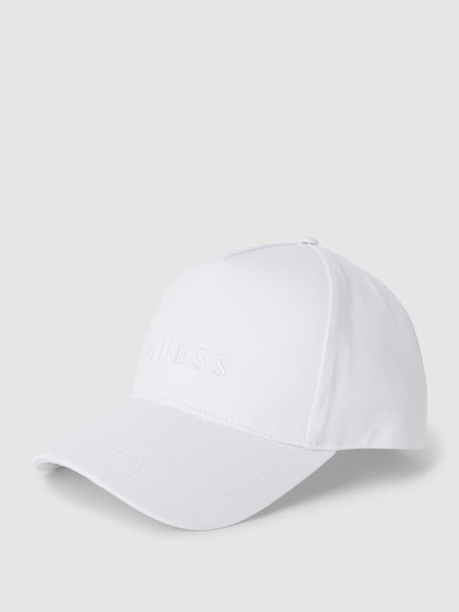 

Бейсболка с пришитой этикеткой Guess, белый