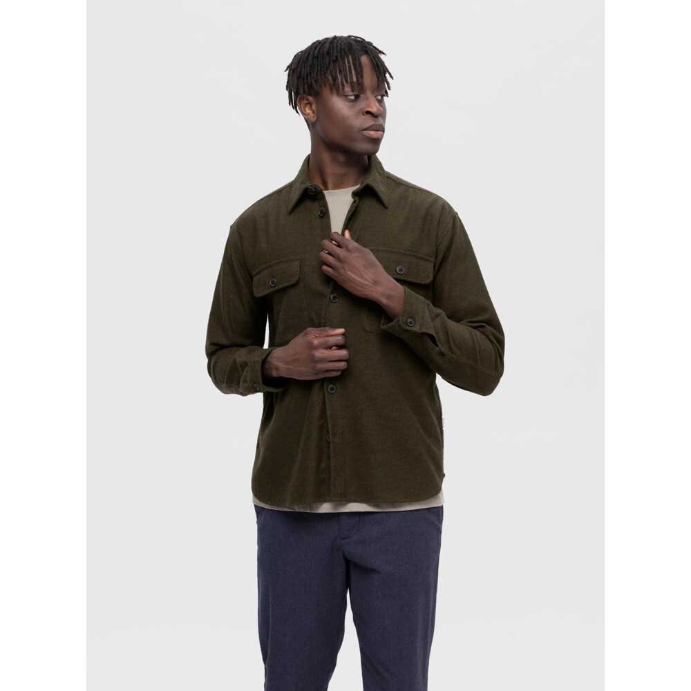 

Рубашка Selected Mason-Twill, зеленый