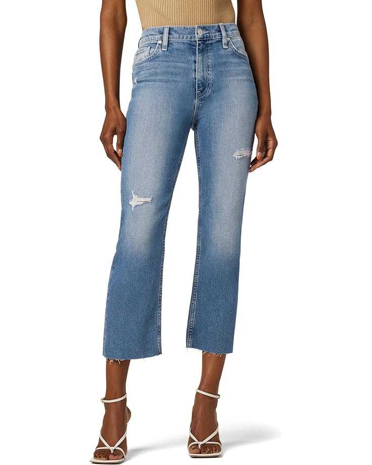 Джинсы Hudson Jeans Remi High-Rise Straight Crop in Oceanview, цвет Oceanview