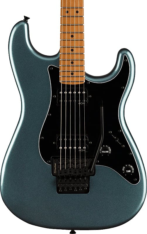 

Электрогитара Squier Contemporary Stratocaster HH FR. Roasted Maple Fingerboard, Black Pickguard, Gunmetal Metallic