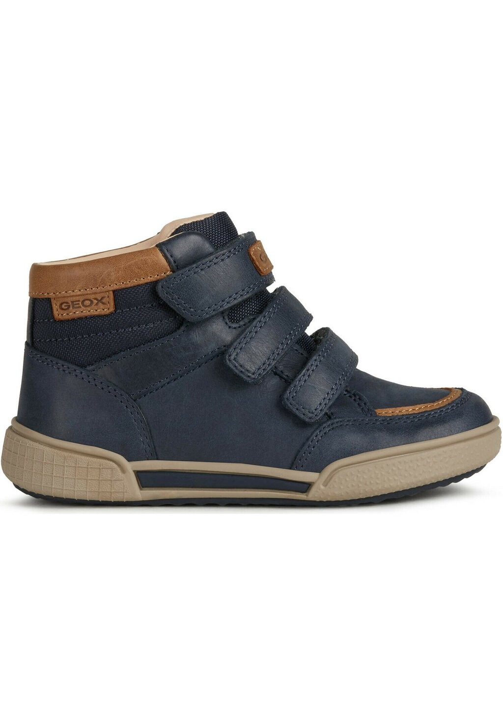 

Кроссовки низкие J POSEIDO Geox, цвет navy cognac