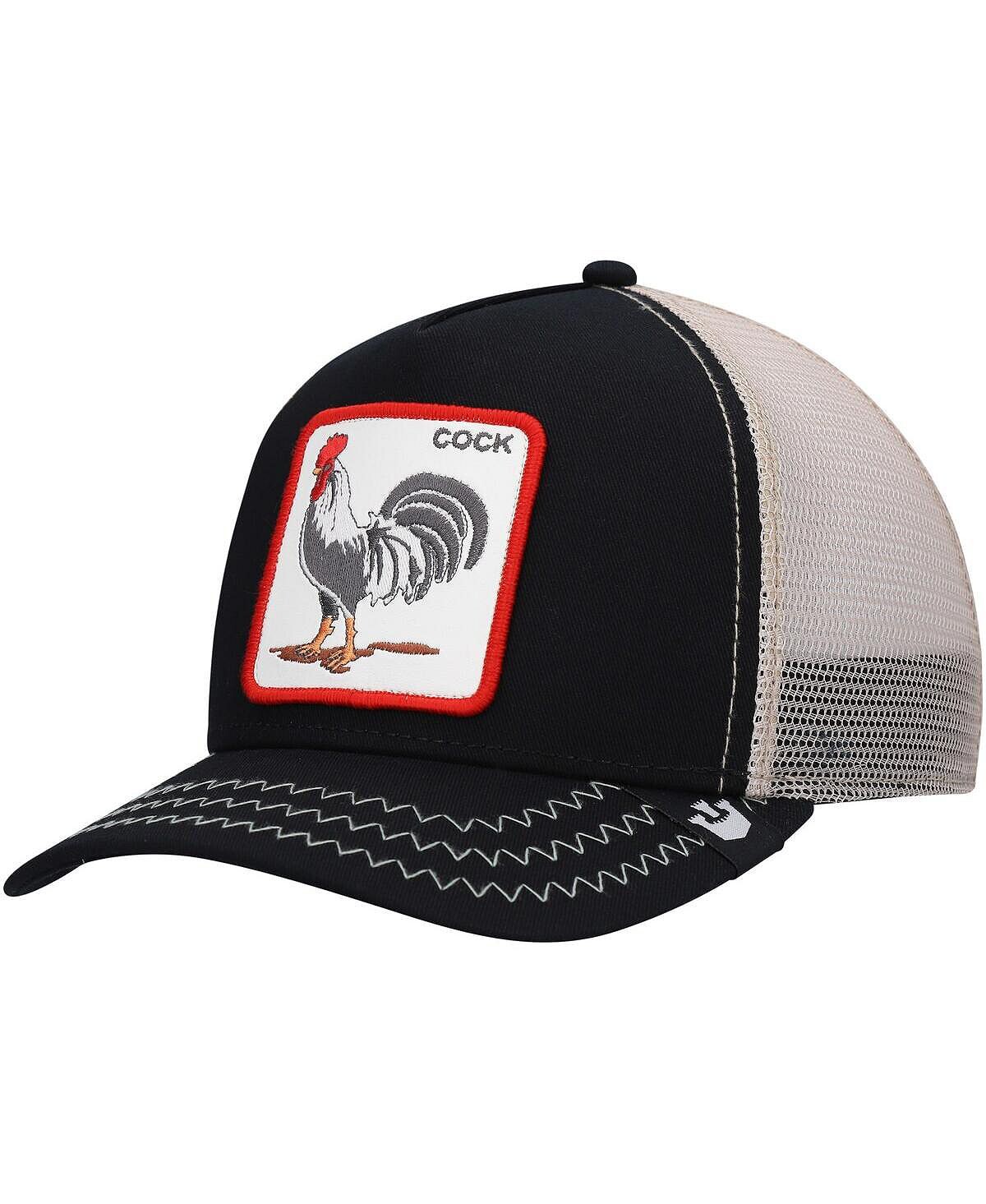 

Мужская кепка Snapback черного цвета The Rooster Trucker Snapback Goorin Bros.