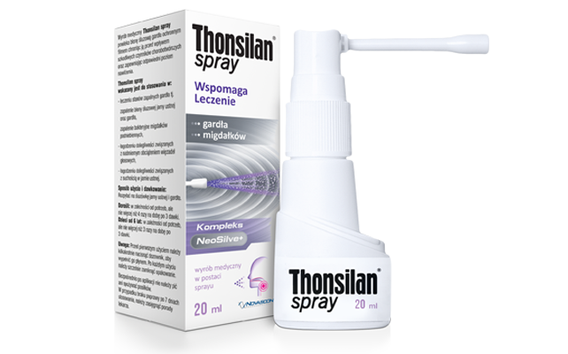Спрей для горла Thonsilan Spray Aerozol , 20 мл спрей для горла успокаивающий 35 мл
