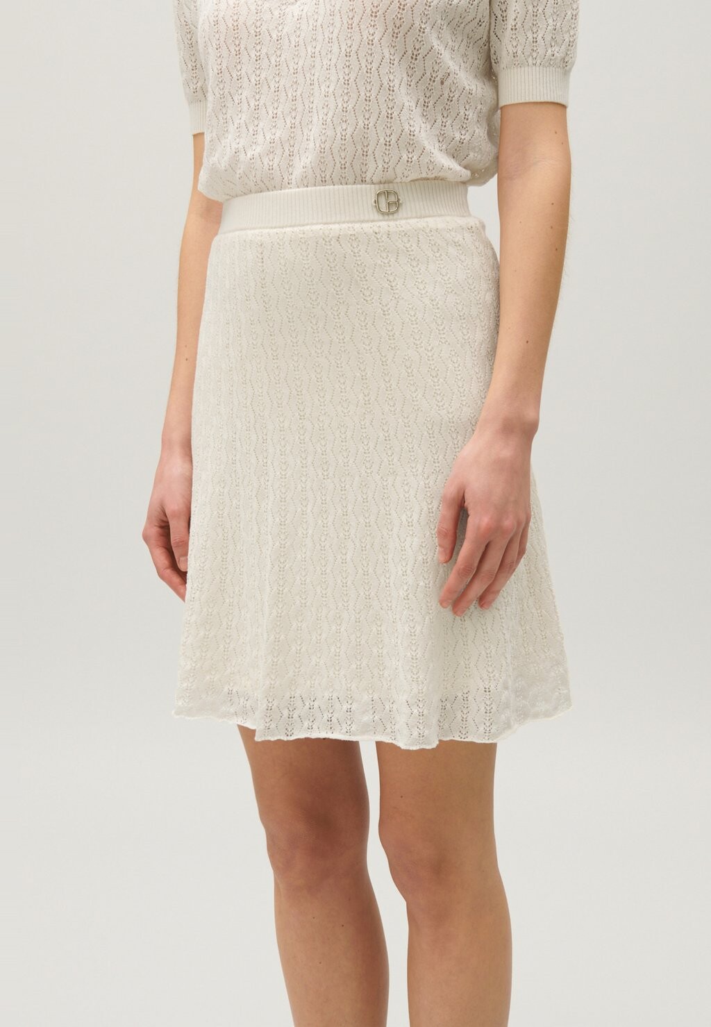 

Юбка-колокольчик Mymoney Claudie Pierlot, цвет ecru