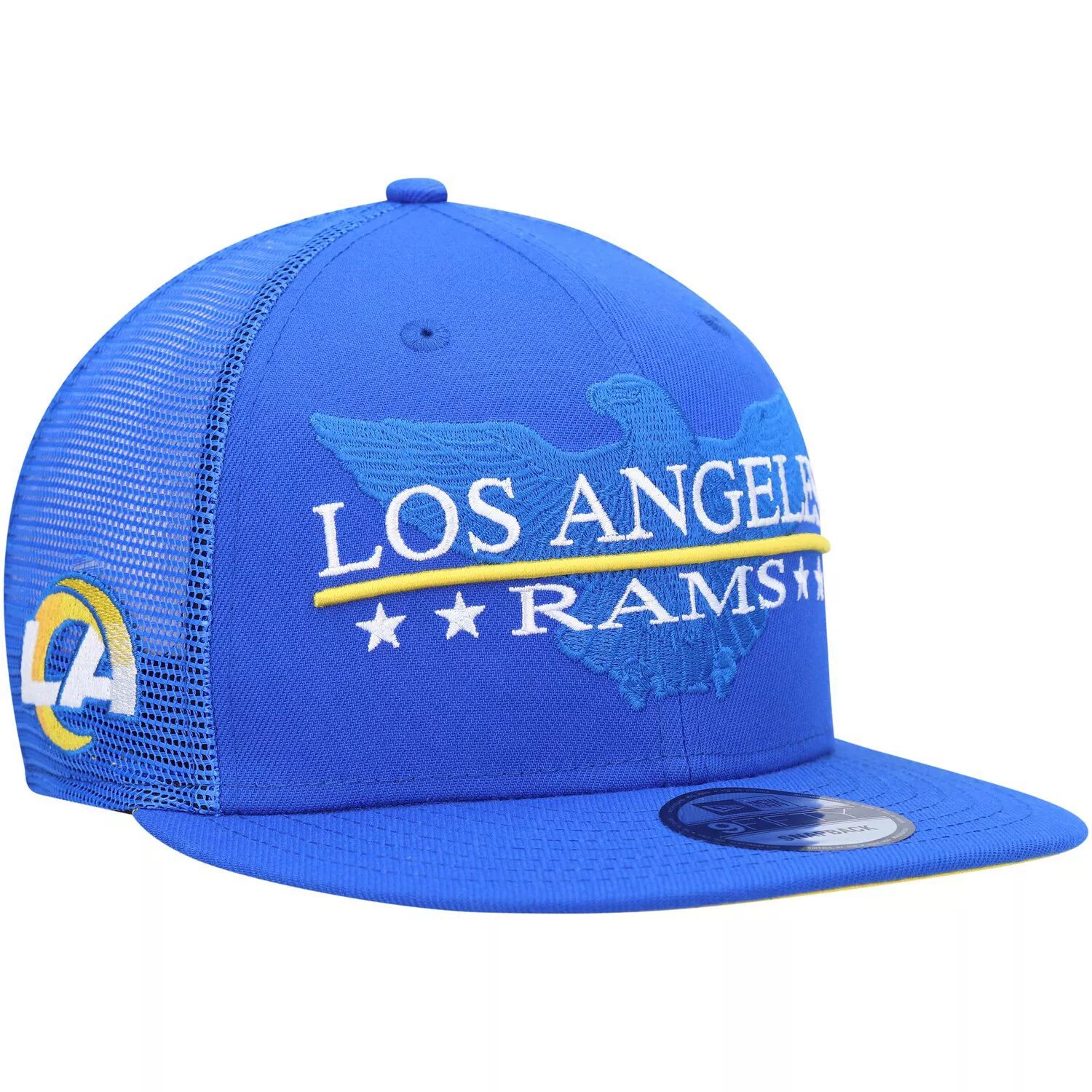 Мужская кепка New Era Royal Los Angeles Rams Totem 9FIFTY Snapback