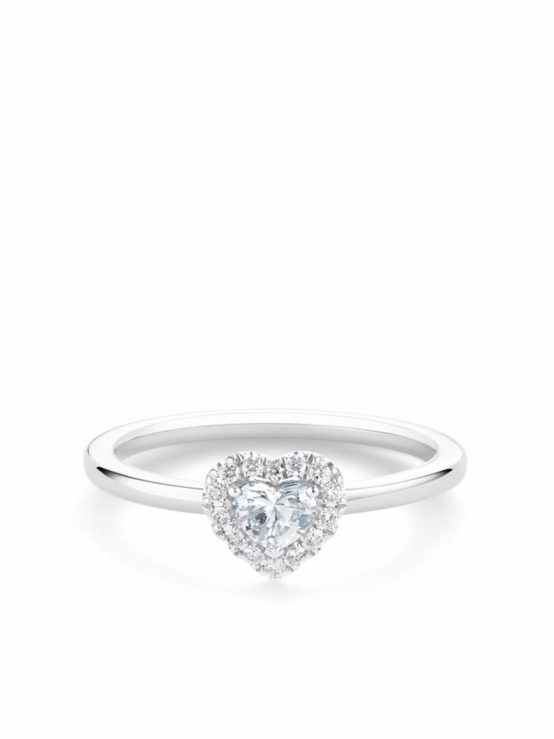 

Платиновое кольцо Aura с бриллиантами De Beers Jewellers, серебряный