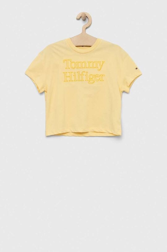 

Детская футболка Tommy Hilfiger, желтый