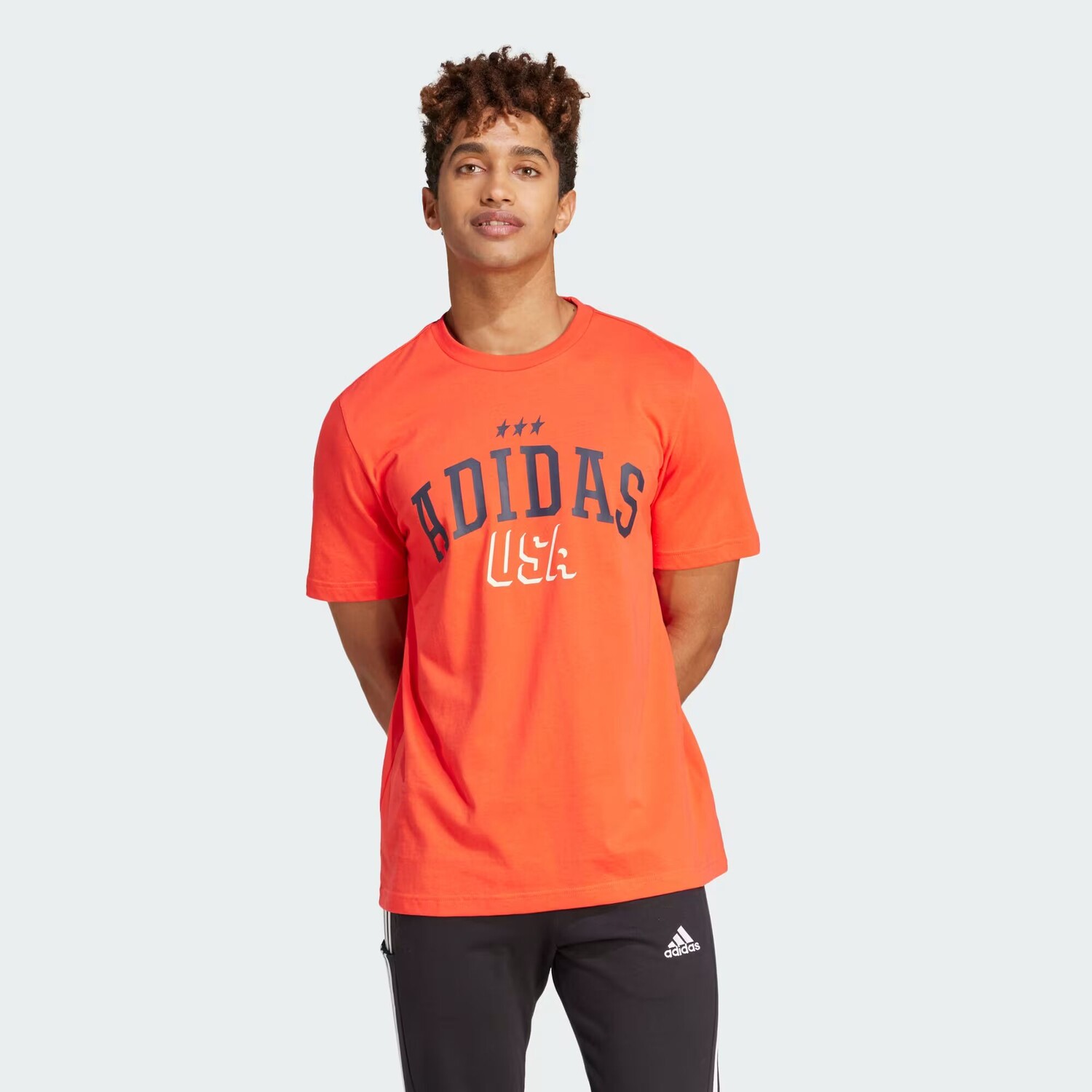 

Футболка Americana с графическим рисунком Adidas, цвет Bright Red