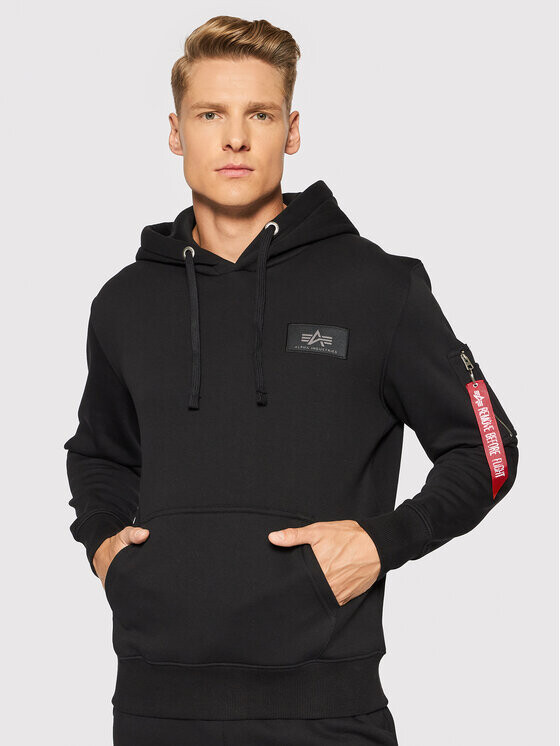

Толстовка обычного кроя Alpha Industries, черный