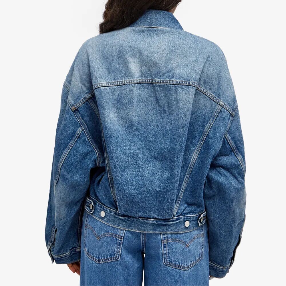 

Укороченная джинсовая куртка Acne Studios Morris, синий