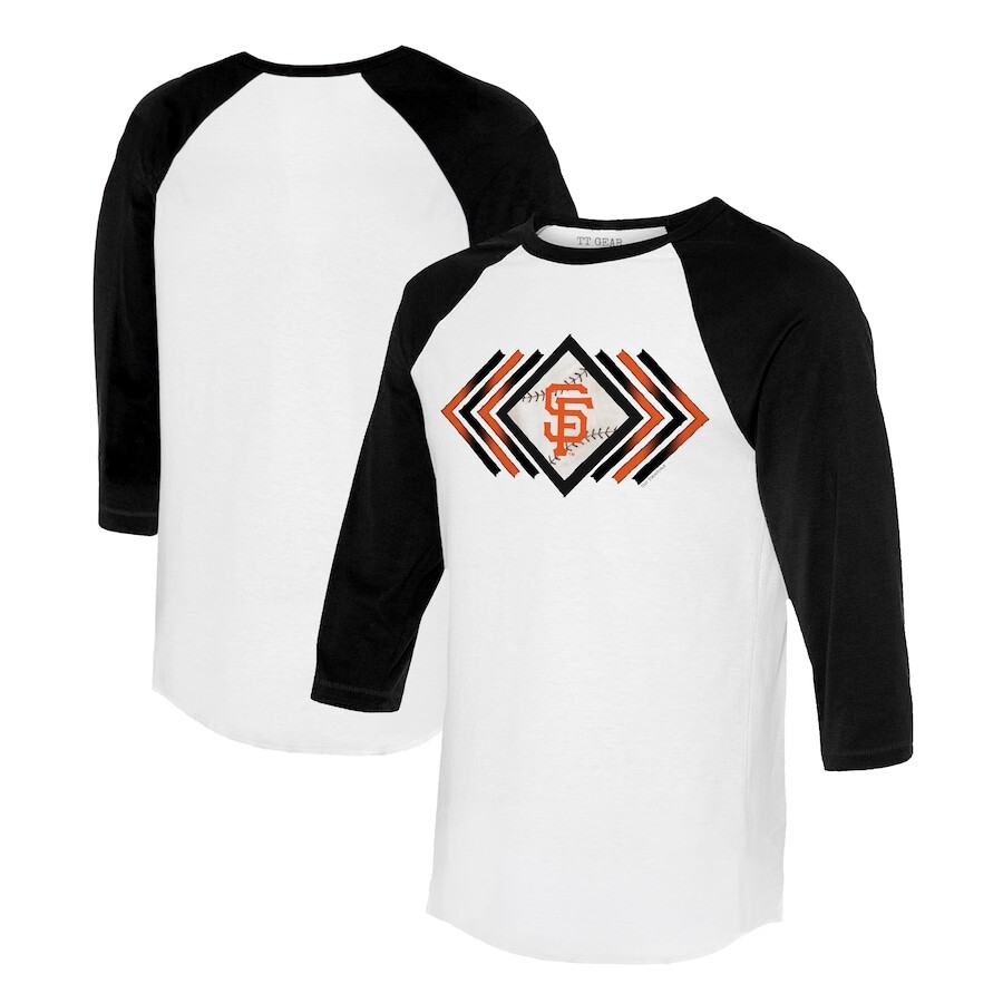 

Футболка с длинным рукавом Tiny Turnip San Francisco Giants, белый