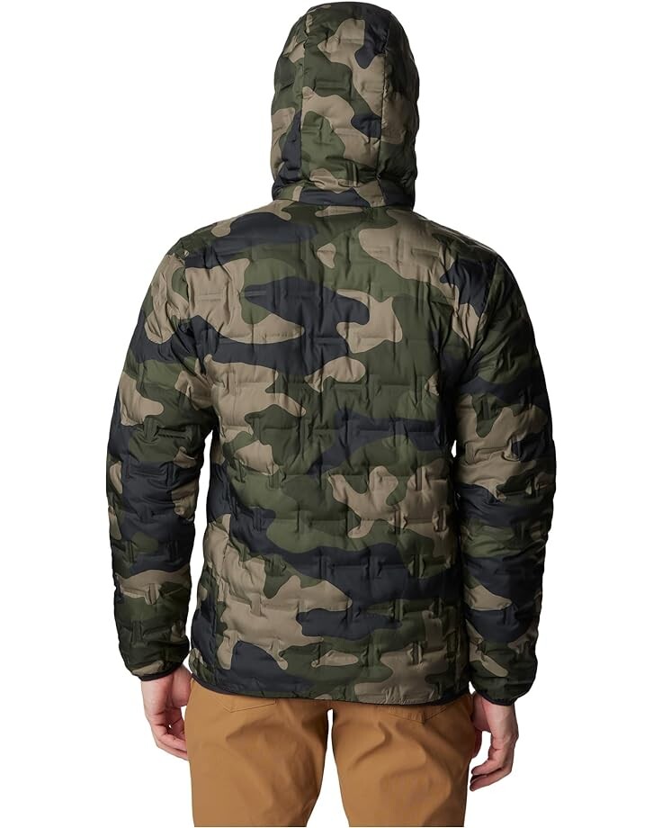 

Куртка Columbia Delta Ridge Down Hooded Jacket, цвет Stone Green Mod Camo Print