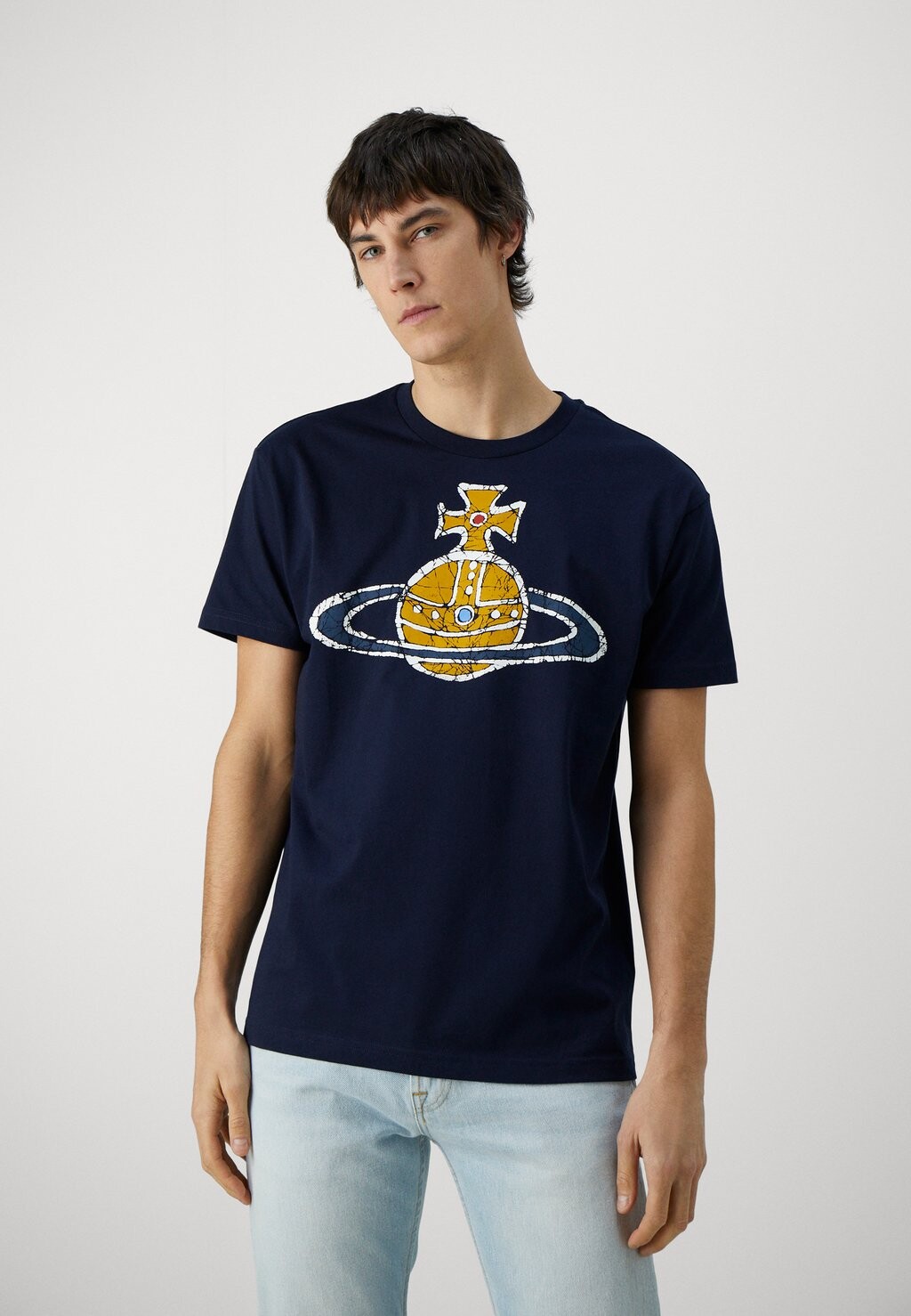 

Футболка с принтом Time Machine Classic Unisex Vivienne Westwood, цвет navy