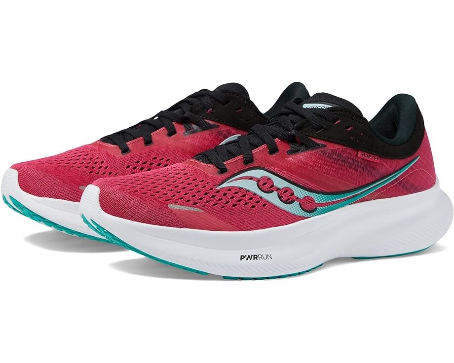 

Кроссовки Saucony Ride 16, цвет Rose/Black