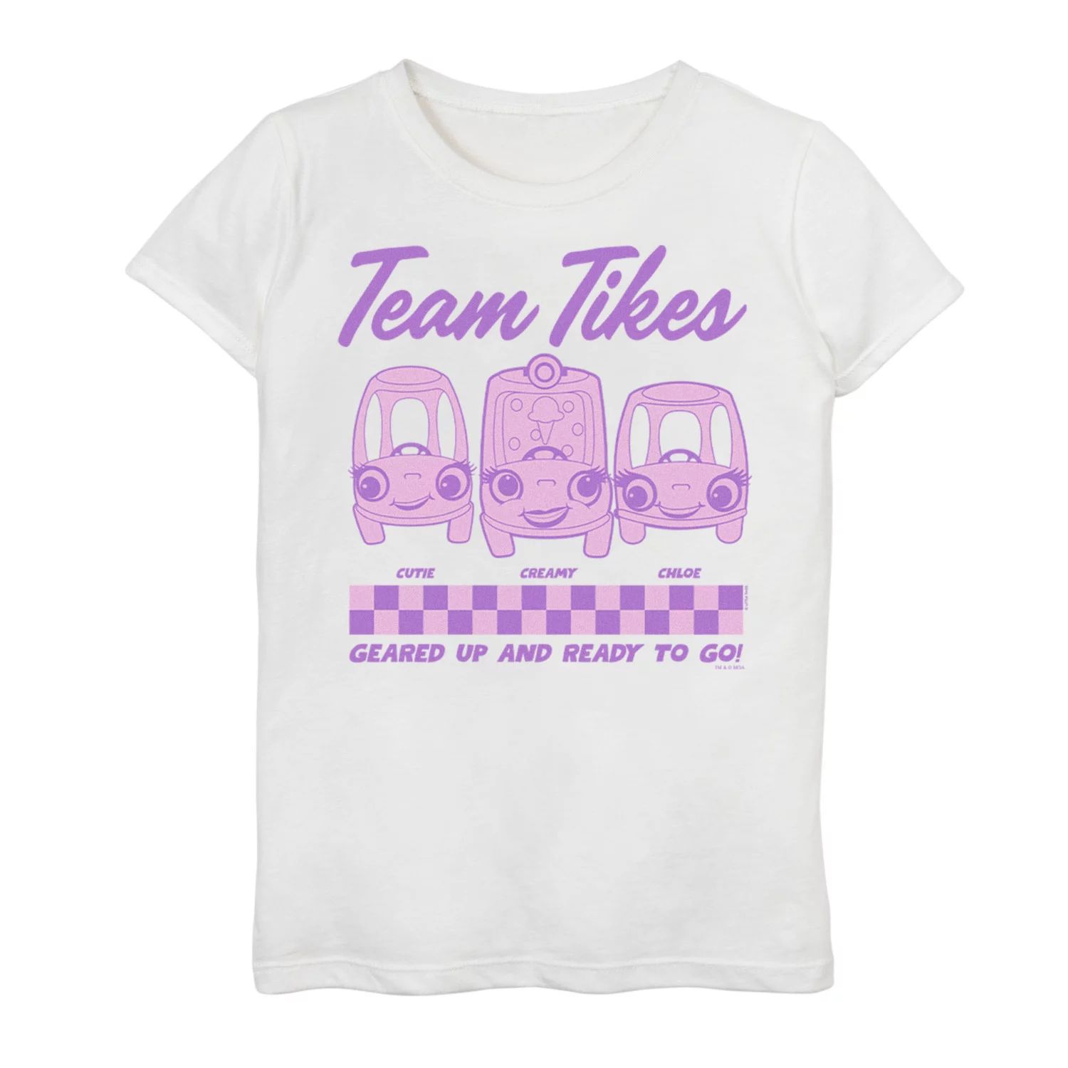 Розовая и фиолетовая футболка Little Tikes с графическим рисунком для девочек 7–16 лет Little Tikes магазин little tikes easy store 3 фута батут little tikes