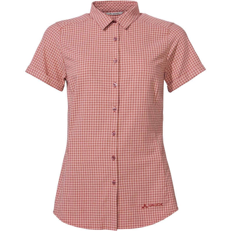 Женская блузка Seiland III Vaude, розовый блуза в клетку на кнопках