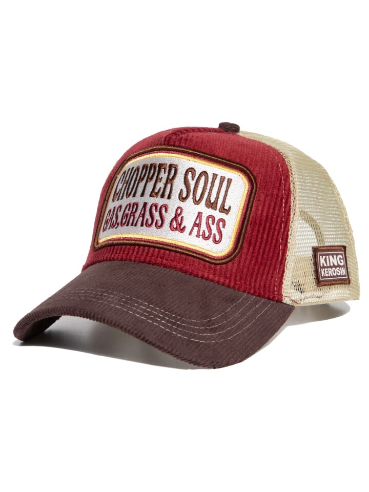 

Бейсболка King Kerosin Trucker Chopper Soul, красный