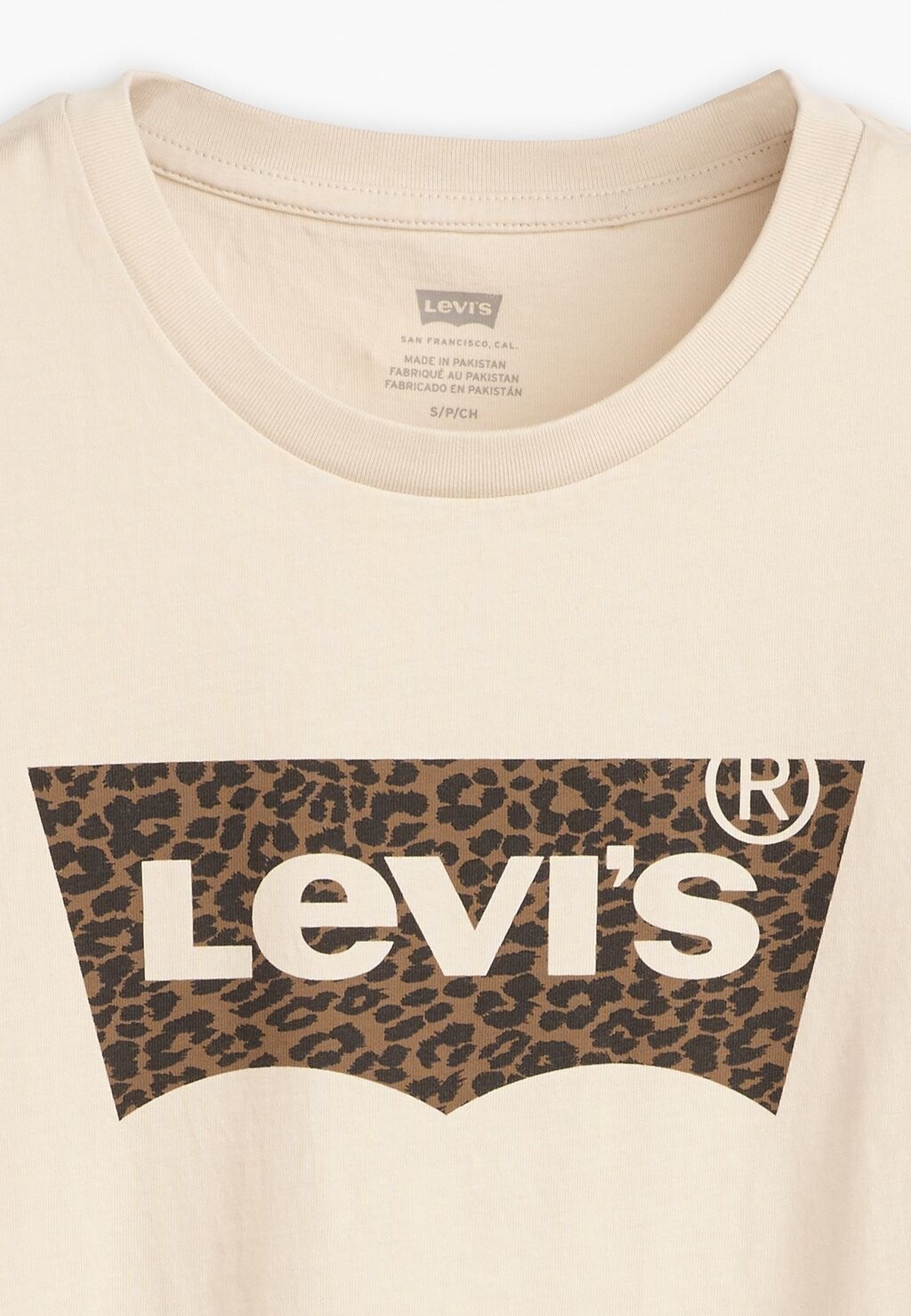 

Футболка с принтом THE PERFECT TEE Levi's®, бежевый