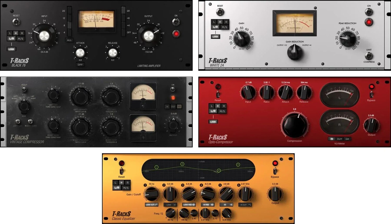

Пакет программного обеспечения IK Multimedia T-RackS Vintage Compressors