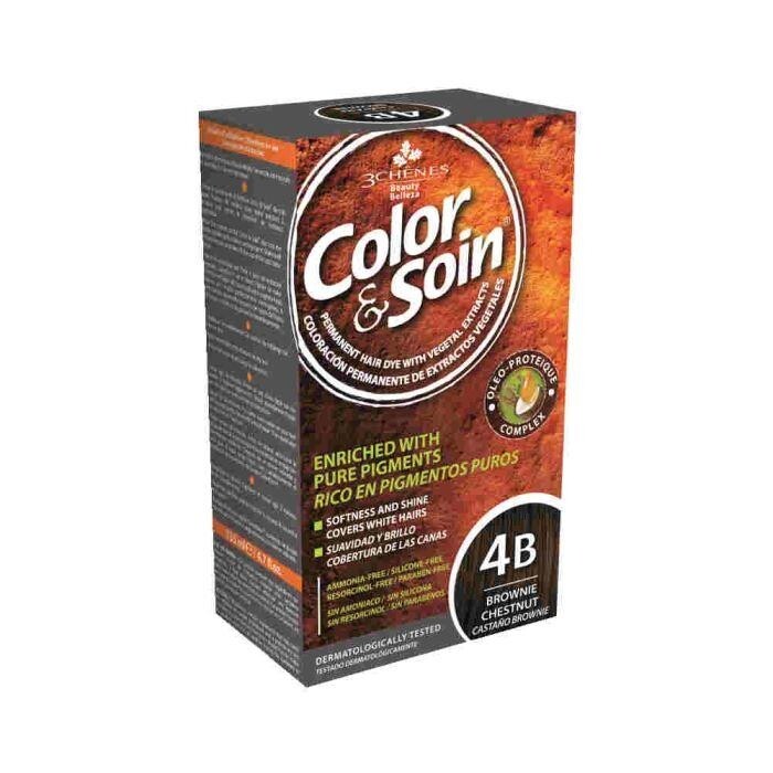

Краска для волос Soin Organic 4B Chatain Brownie COLOR SOIN