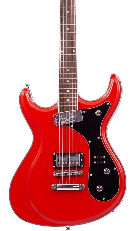 Электрогитара Eastwood Sidejack Baritone Plus Red фото