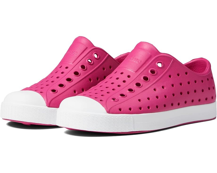 

Кроссовки Native Shoes Jefferson Slip-on Sneakers, цвет Resort Pink/Shell White