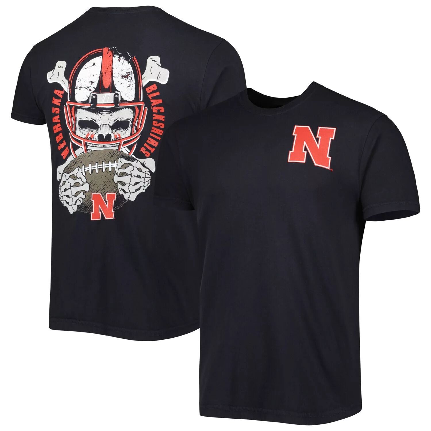 

Мужская черная футболка Nebraska Huskers Hyperlocal Team, Черный