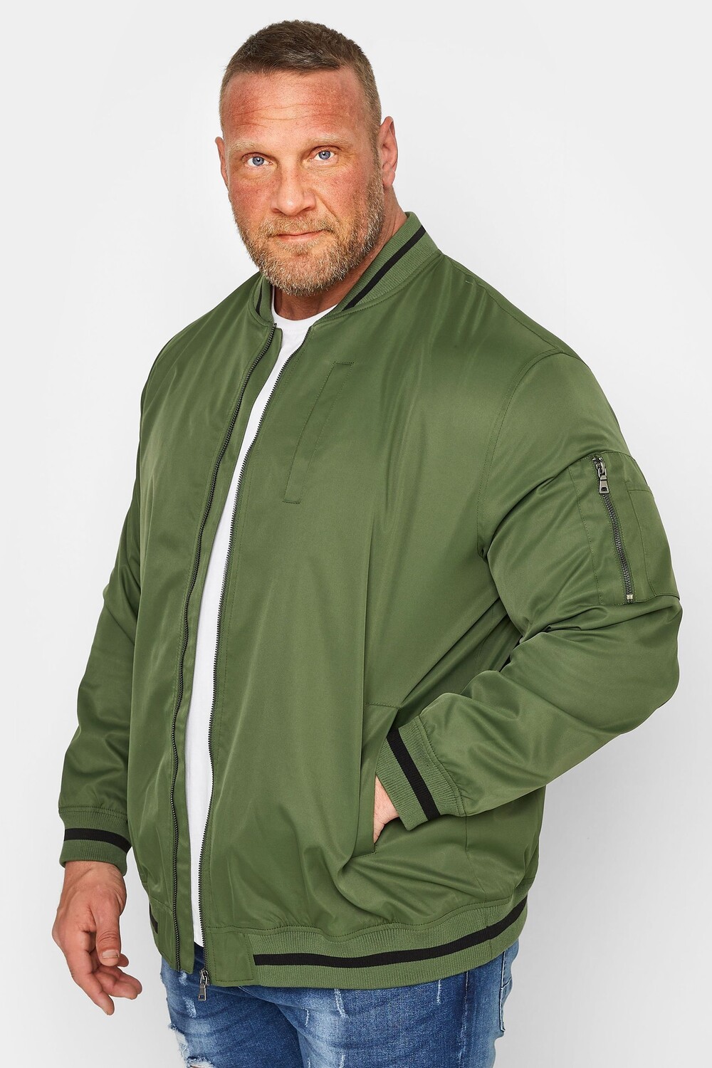 

Куртка бомбер BadRhino Big & Tall, зеленый